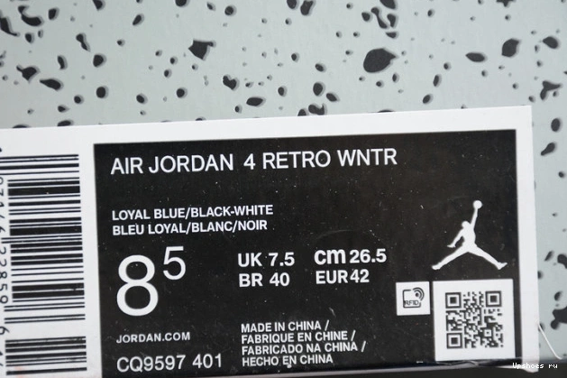 Jordan 4 Air Habanero Loyal Blue Red CQ9597-401 WNTR Black 1028